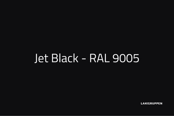 ral 9005 jet black dyb sort